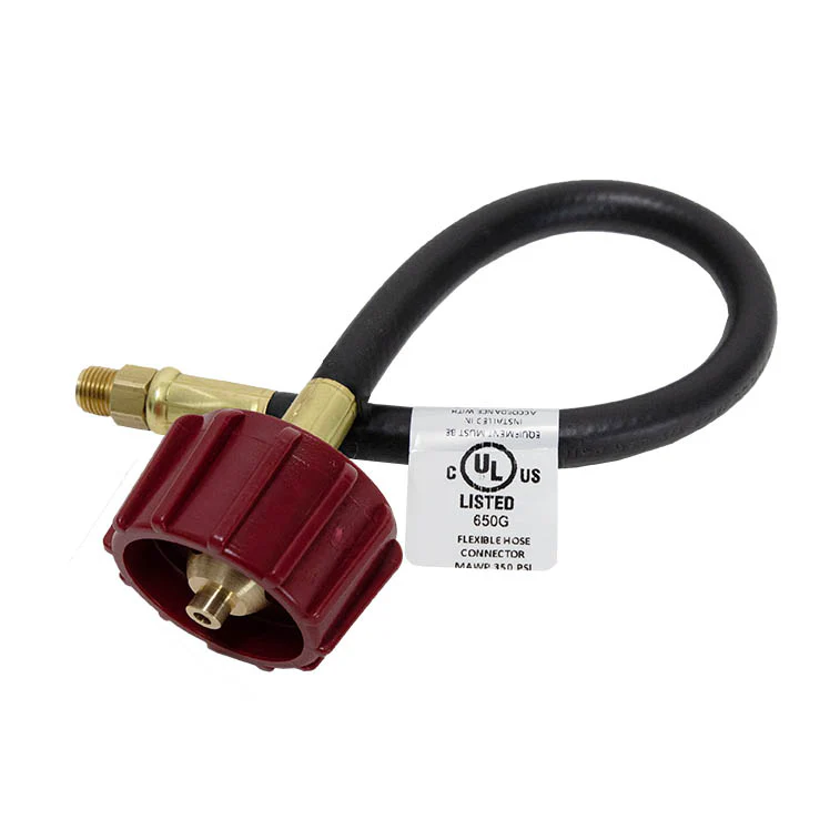 12in Red Acme Flexible Pigtail Hose Assembly