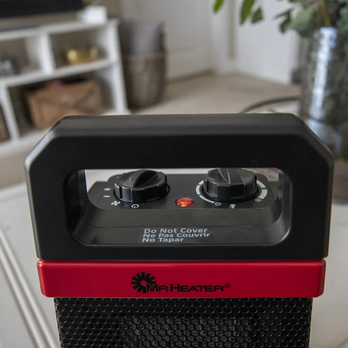 1500W Portable Ceramic Forced Air Electric Heater - Image 12