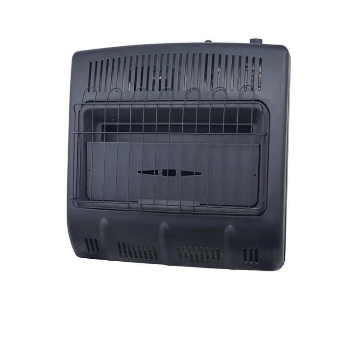 Vent Free Natural Gas Garage Heater 30,000 BTU/Hr. (Black)